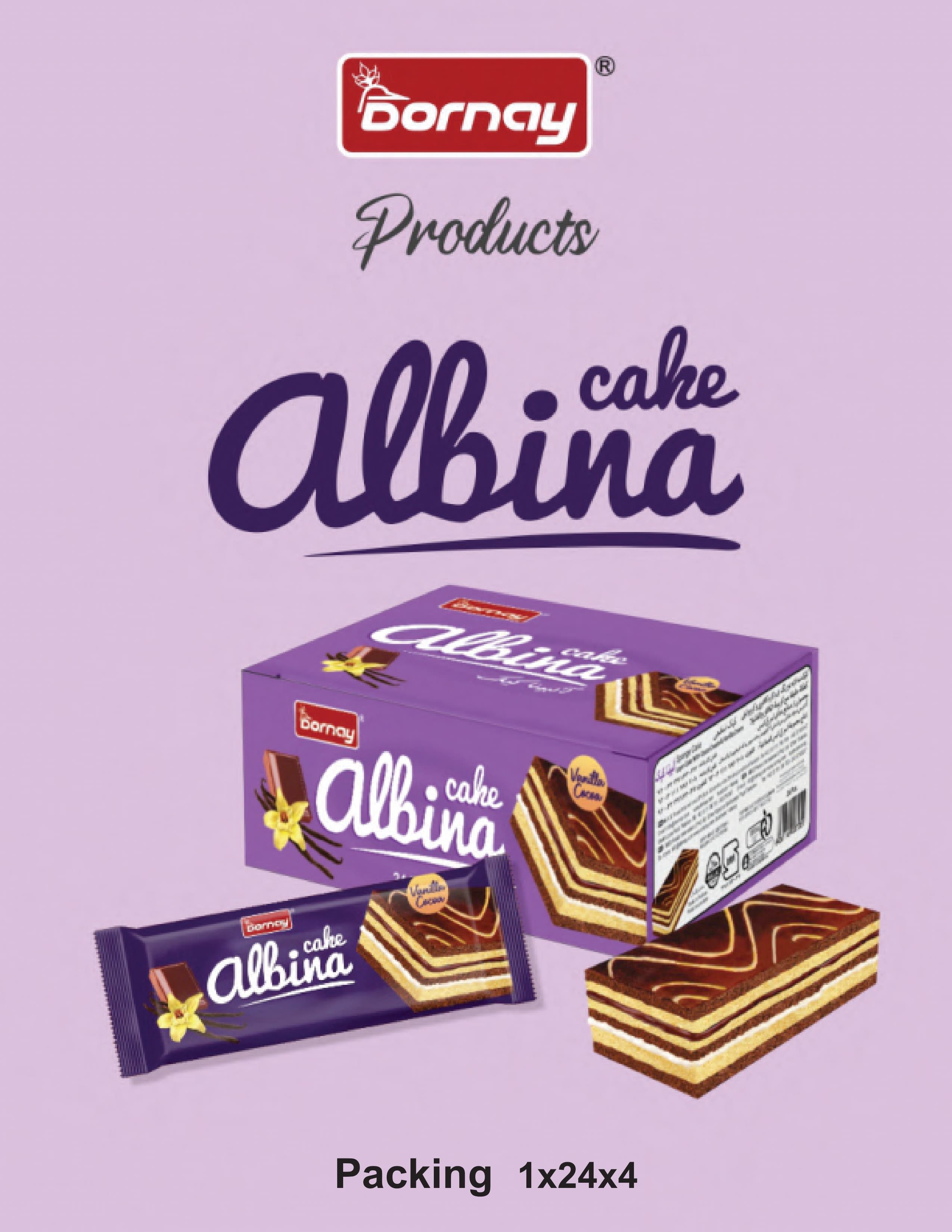 Albina Vanila Cocoa Layer Cake