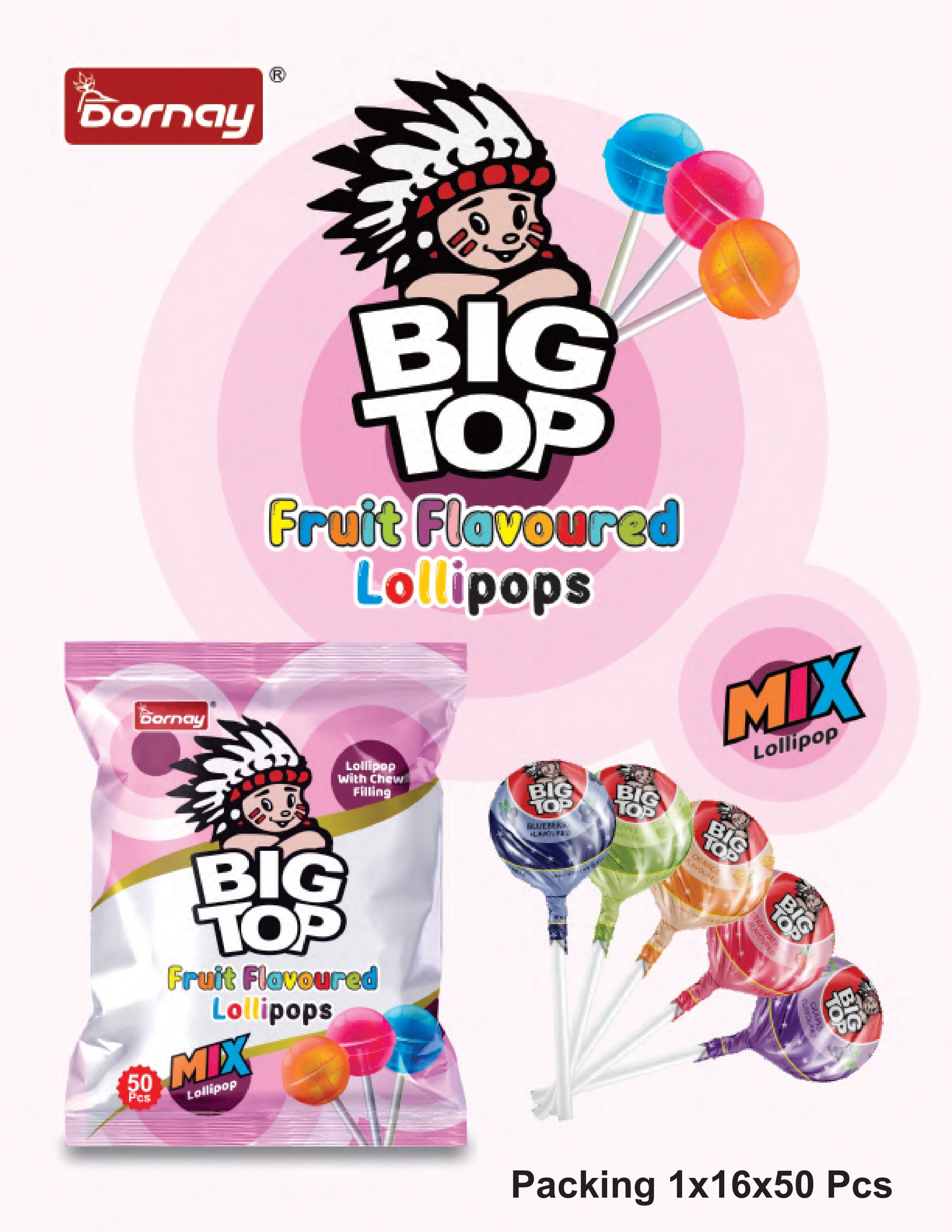 Dornay BIgtop Lollipop 1 kg Pouch